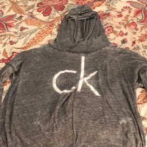 Gray Calvin Klein Sweatshirt